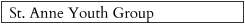 St. Anne Youth Group